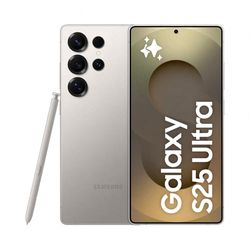 Samsung Galaxy S25 Ultra AI Smartphone, Galaxy AI, 12GB Memory, 512GB Storage, 200MP Camera, S Pen Included, Titanium Grey, 3 Year Manufacturer Extended Warranty (UK Version)