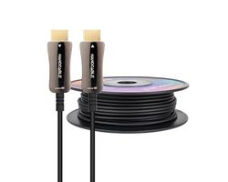 Velocraze Câble HDMI - Câble AOC v2.1 de 50 m, type A/M vers A/M, prend en charge 8 K, idéal pour la transmission d'images et de sons de haute qualité.