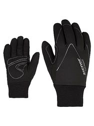 Ziener Guanti da sci di fondo per bambini, Unico Junior, Nordic/Crosscountry, antivento, traspiranti, Soft-Sell, nero, M