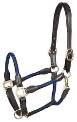 PFIFF 102551 Licol en cuir 'Lina', bleu foncé XFull