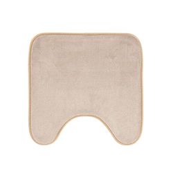 DOUCEUR D'INTERIEUR Interior Suavidad 6GMB268TA Vitamina Alfombra WC Contour Unido Taupe poliéster 45 x 45 x 1 cm