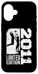 Volleyball-player Vintage born 2011 Birthday game Volleyball Case for iPhone 16