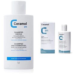 Unifarco Ceramol Shampoodoccia - 200 ml & Ceramol Balsamo Capelli - 200 ml