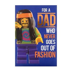 Hallmark Carte d'anniversaire pour papa – Personnage Lego