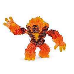 Schleich Eldrador Creatures - 7" Lava Smasher Monster - Fun Movable Magma Monster Action Figure for Boys and Girls - Fantasy Fire Beast Figurine - Durable Elemental Creature - Toys for Kids Ages 7+
