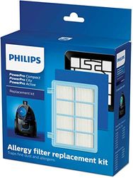 Philips FC8010/02 Kit de filtres pour Aspirateur traineau PowerPro Compact et Active