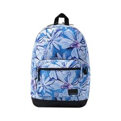 TOTTO - Mochila para Ordenador Portátil de 14 Pulgadas, Modelo Tocax, 2 Compartimentos, Bolsillo con Organizador y Porta Móvil, Bolsillo Botella, Espaldar Ergonómico, Estampado Moon Light Azul