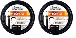 L’Oreal Men Expert Hair Styling Cream Expert InvisiControl Neat Look Control Cream (Pack of 2)
