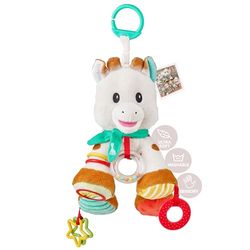 Sophie la Girafe - Peluche d'Activités Sophie la Girafe - Facile à Manipuler - Jeu d'Eveil pour Bébé - Pelage Doux et Flexible - Crochet pour Accrocher à la Poussette