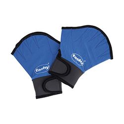 Fashy Neoprene - Guantes, tamaño M, Color Azul/Negro