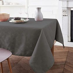 Nydel Abanico Damask Tablecloth, Grey, Square 160 x 300 cm