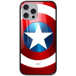 ERT GROUP etui na telefon Huawei P9, case oryginalny i oficjalnie licencjonowany przez Marvel, wzór Captain America 026, wykonany z hartowanego szkła, optymalnie dopasowany, etui ochronne