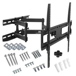Maclean MC-760, MC-762 Suporte de parede para monitor ou ecrã LCD/LED TV MAX 30 kg padrão VESA preto 26-80 " (MC-762 37-80" VESA MAX 600 x 400)