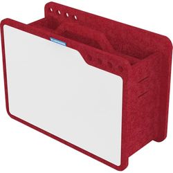 PLAYROOM Playboard Toolbox 42 x 28 x 18 cm, colore rosso, soluzione riciclabile, robusta e versatile con superficie di scrittura magnetica