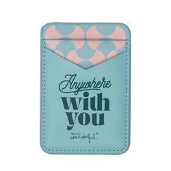Mr.Wonderful - Adhesive card holder for phone - Anywhere with you