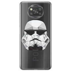 ERT GROUP mobiltelefonfodral för Xiaomi POCOPHONE X3 originalt och officiellt licensierat Star Wars mönster Stormtrooper 008 optimalt anpassad till formen på mobiltelefonen, gedeeltelijk transparant