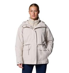 Columbia Drop Ridge 2 Interchange Giacca Cappotto Invernale 3 in 1, Pietra Scura, M Donna
