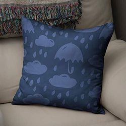 BonaMaison Fundas para Cojínes, Azul Funda de Almohada Elegante y Suave para Decorativa Moderna Decoración del Hogar Habitación, 50x50 Cm - Diseñado y Fabricado en Turquía