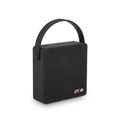 SPC Big One Speaker negro con acabado en tela y 8 watios de potencia