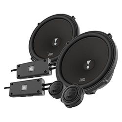 JBL Stadium 62CF Set di casse auto a 2 vie componenti da 16cm di Harman Kardon - Sistema audio da 330 watt - Altoparlanti auto da 165 mm con tweeter e crossover separati