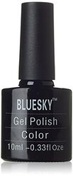 Bluesky Smalto Per Unghie Gel, Deep Blue Sea, Xsj11, Blu, Neon, Luccichio (Per Lampade Uv E Led) - 10 Ml