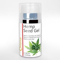 Gel Lenitivo e Idratante per il Massaggio Muscolare. Recupero Dopo la Palestra e le Lunghe Sessioni di Allenamento. Unguento Naturale con Olio di Semi di Canapa - 50 ml