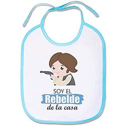 Supermolon 02642 Babyslabbetje met veters, hemelsblauw, uniseks