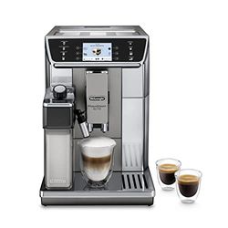 DeLonghi Prima Donna Elite ECAM 650.55.MS Independiente Totalmente Automática Máquina Espresso, Negro/Acero Inoxidable, 2L