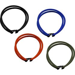 Tatonka Unisex – Siliconen band voor volwassenen L 4 stuks, gesorteerd, L (23 cm)