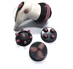 LEOFLA Massaggiatore Elettrico Lipomodellante Anti Cellulite Con 4 Testine Rotanti