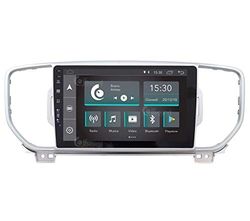 Custom Fit Radio samochodowe dla Kia New Sportage Android GPS Bluetooth WiFi USB Full HD Touchscreen Display 9" Easyconnect