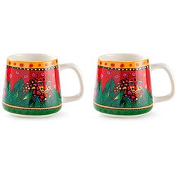 Egan Set 2 Tazze Collezione Laurel Burch Jungle Song ml. 360