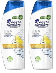 Head & Shoulders Shampooing Antipelliculaire Citrus Fresh, 500ml (Lot de 2)