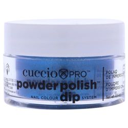 Cuccio Bleu/rose paillettes Vernis à ongles Dip Système Immersion à poudre