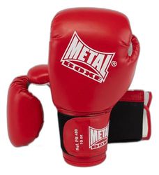 Metal Boxe Gants de boxe Rouge 6 oz
