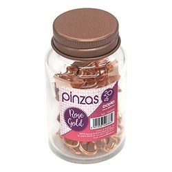 Pinces en métal (19 mm) - Rose Golden