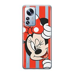 ERT GROUP Custodia per cellulare Xiaomi 12 / 12X originale e licenza ufficiale Disney modello Minnie 059 perfettamente adattato alla forma del telefono cellulare, parzialmente trasparente