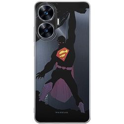 ERT GROUP mobiel telefoonhoesje voor Realme C55 origineel en officieel erkend DC patroon Superman 008 optimaal aangepast aan de vorm van de mobiele telefoon, gedeeltelijk bedrukt