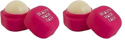 Beauty Made Easy Natural origin Lip Balm RASPBERRY, with Natural Ingredients, 6.8 g (Paquete de 2)