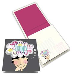Quire Memo Block - Happy Thoughts - 200 Pages - Size 115mm x 115mm
