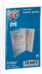 color pop CORPOP Capa para cartão cinzento, capa protetora transparente