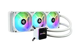 ENERMAX Watercooling, Refroidissement Liquide du Processeur AIO LIQMAX III 360 ARGB BLANC - 3 ventilateurs 12cm