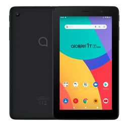 Alcatel 1T 7 WLAN (2023) – tablet 17,8 cm (7 inch), Quadcore, 2 GB RAM, 32 GB geheugen, uitbreidbaar door microSD tot 128 GB, 2580 mAh batterij, Android 12 (Go Edition) zwart