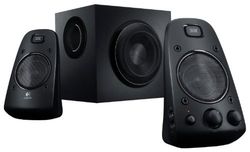 Logitech Z623 THX 2.1 Sistema de Altavoces con Subwoofer, Certificado THX Audio, 400 V de Pico, Graves Potentes, Entradas 3.5 mm/RCA, Enchufe EU, Negro