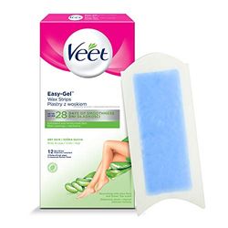 VEET BANDAS CERA Fria PIEL SECA 12U,