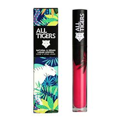 ALL TIGERS - Rouge à Lèvres Liquide Mat - Tenue Longue Durée - Ingrédients Bio, Vegan & Naturel - Teinte Fuchsia "Own The Stage" 786 - Lipstick Longue Tenue et Sans Dérivé de Pétrochimie