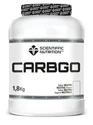 Scientiffic Nutrition - Carbgo, Carbohidratos para Aumentar la Masa Muscular, con Amilopectina de Maíz, Recuperador Muscular, Mejora el Rendimiento y Combate la Fatiga - 1,8Kg, Sabor Neutro.