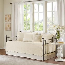 Madison Park Tuscany Conjunto de cama infantil (6 peças), cor marfim