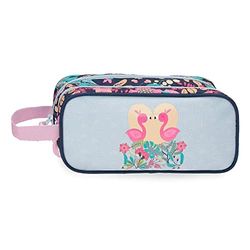 Roll Road Pelican Love dubbelt fodral blå 22 x 10 x 7 cm polyester, blå, dubbelt fodral, Färg: blå, Dubbelväska