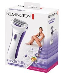 Remington Depilatore Smooth & Silky, Ipoallergencio, Emolliente con Mandorle, Wet&Dry, Gel depilazione ok, Ricaricabile, WDF5030